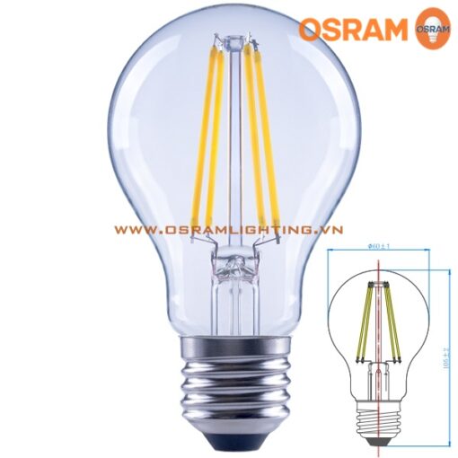Bóng Filament Osram LDE A60 6W 827 G1